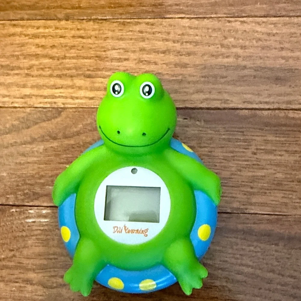 Dili warming Green and Blue Frog Bath Toy